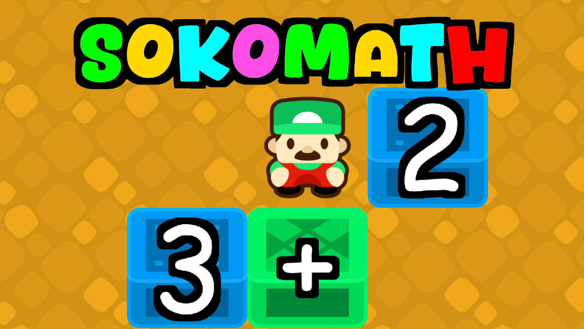 A Sokoban game with math